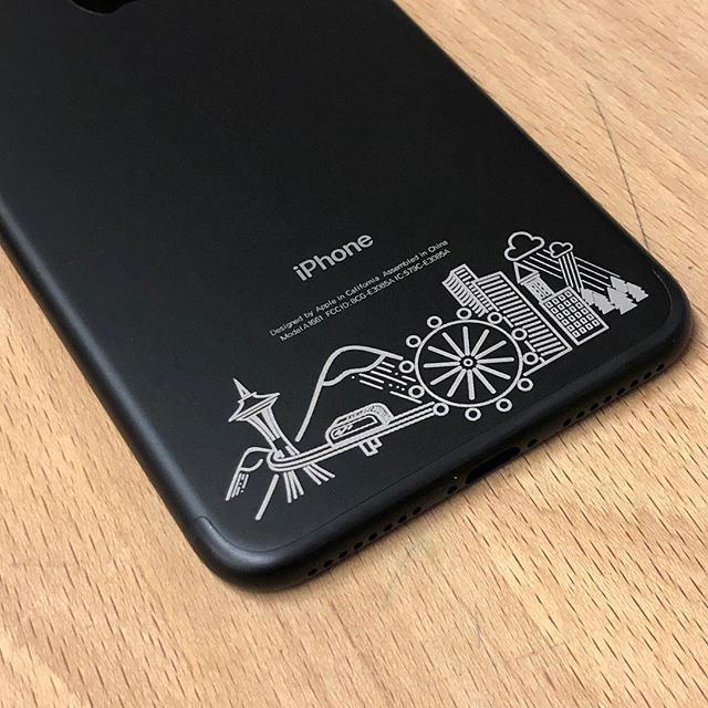 engraved iphone